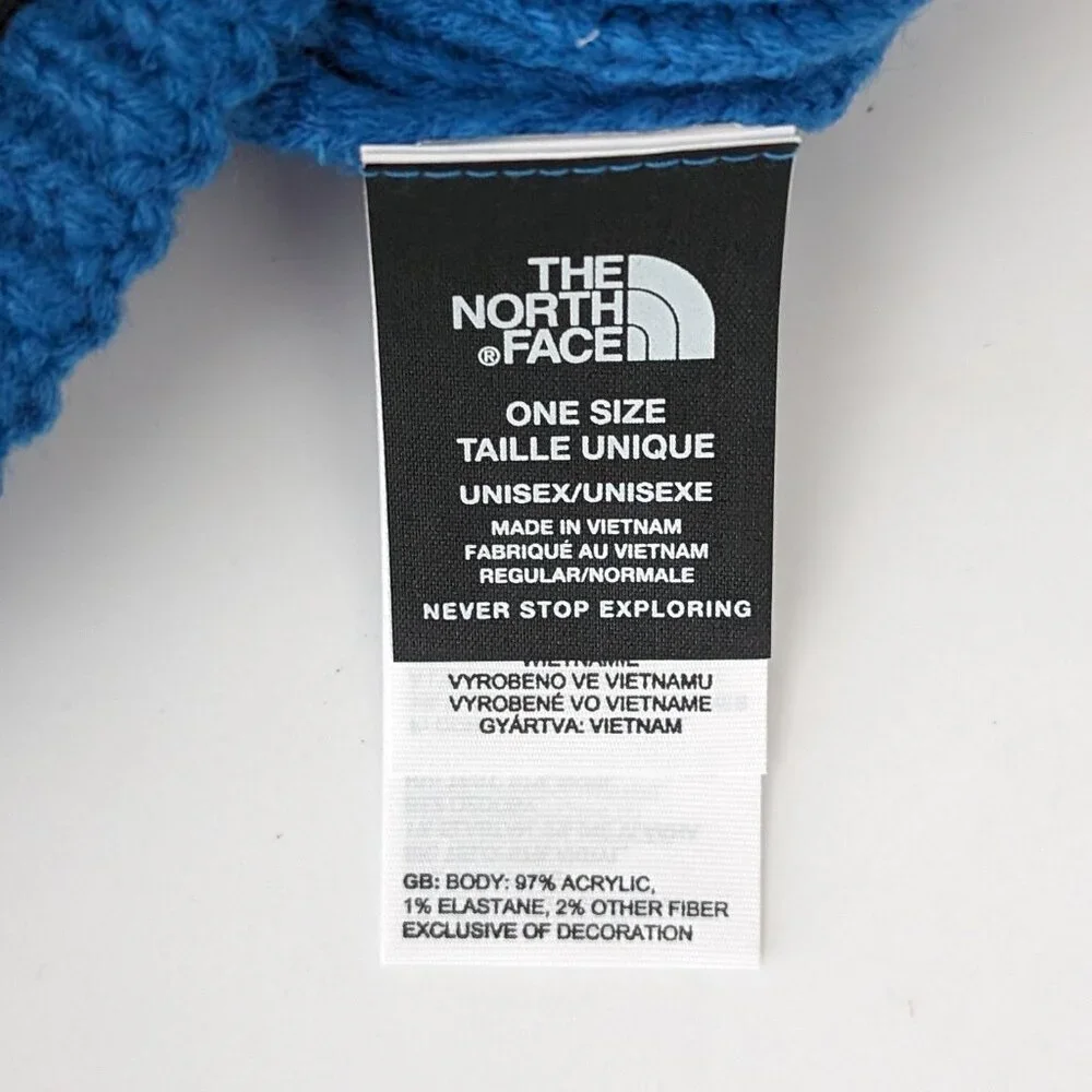 The North Face Box Logo Cuff Beanie TNF Blue